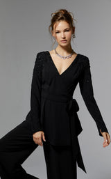 3 of 5 MGNY 72911 Jumpsuit Black