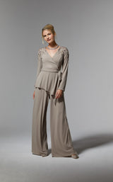 2 of 5 MGNY 72911 Jumpsuit Latte