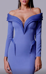 2 of 3 MNM Couture 2711 Periwinkle