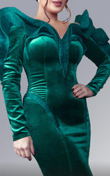 7 of 8 MNM Couture 2716 Green