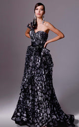 1 of 4 MNM Couture 2717 Black/White