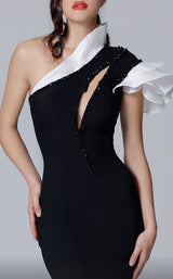 2 of 4 MNM Couture 2736 Black/White