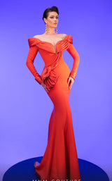 2 of 6 MNM Couture 2791 Orange