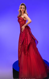 1 of 6 MNM Couture 2794 Red
