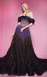 2 of 5 MNM Couture B1009 Purple