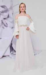1 of 24 MNM Couture B1103 White