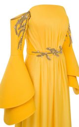 9 of 24 MNM Couture B1103 Yellow