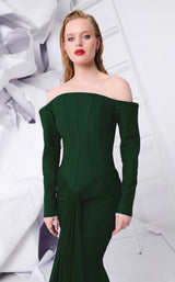5 of 6 MNM Couture B1112 Emerald