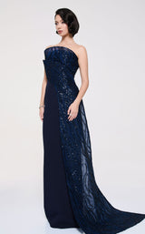 4 of 5 MNM Couture B1116 Navy