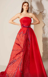 2 of 6 MNM Couture E0013 Red