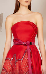 3 of 6 MNM Couture E0013 Red