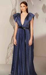 1 of 4 MNM Couture E0018 Navy