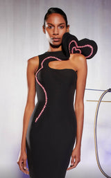 2 of 5 MNM Couture E0033 Black