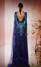 5 of 5 MNM Couture E0044 Blue