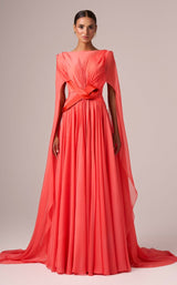 4 of 14 MNM Couture E0061 Coral