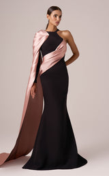 3 of 10 MNM Couture E0072 Pink/Black