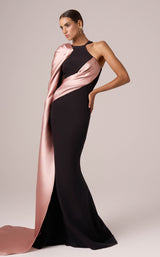 1 of 10 MNM Couture E0072 Pink/Black