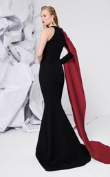 9 of 10 MNM Couture E0072 Black/Red