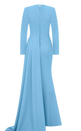 7 of 8 MNM Couture E0073 Ice Blue