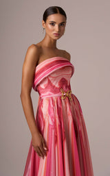 7 of 10 MNM Couture E0079 Pink