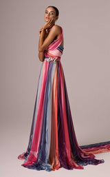 2 of 8 MNM Couture E0080 Multi Color