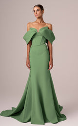 3 of 15 MNM Couture E0085 Green