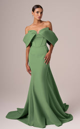 4 of 15 MNM Couture E0085 Green