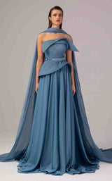 1 of 5 MNM Couture E0096 Blue