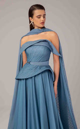 3 of 5 MNM Couture E0096 Blue