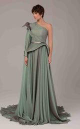1 of 4 MNM Couture E0097 Green
