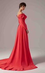 6 of 10 MNM Couture E0099 Coral