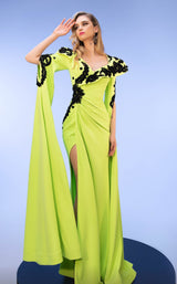 2 of 5 MNM Couture F02802 Lime