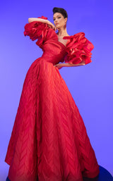 1 of 6 MNM Couture F02815 Red