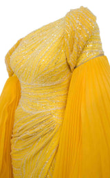 8 of 15 MNM Couture F02816A Yellow