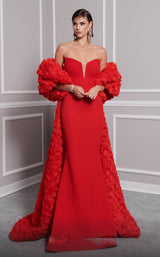 1 of 7 MNM Couture F02821 Red