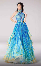 1 of 3 MNM Couture F02822 Blue