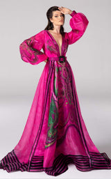 2 of 5 MNM Couture F02839 Fuchsia