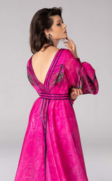 4 of 5 MNM Couture F02839 Fuchsia