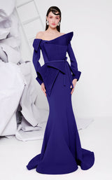 3 of 9 MNM Couture F02846 Royal Blue