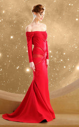 8 of 9 MNM Couture F02848 Red
