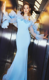 5 of 12 MNM Couture F02850 Ice Blue