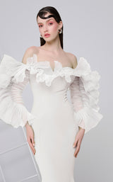 9 of 12 MNM Couture F02850 White