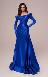 1 of 5 MNM Couture F02851 Royal Blue