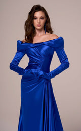 3 of 5 MNM Couture F02851 Royal Blue