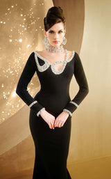 2 of 5 MNM Couture F02852 Black