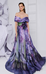 1 of 6 MNM Couture F02855 Lilac