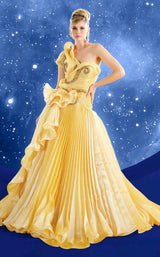 2 of 5 MNM Couture F02856 Yellow