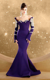 2 of 9 MNM Couture F02858 Purple