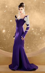 7 of 9 MNM Couture F02858 Purple