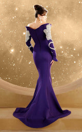 9 of 9 MNM Couture F02858 Purple